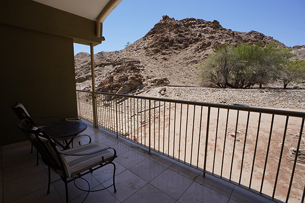 Fish River Canyon Ai Ais mountain view room