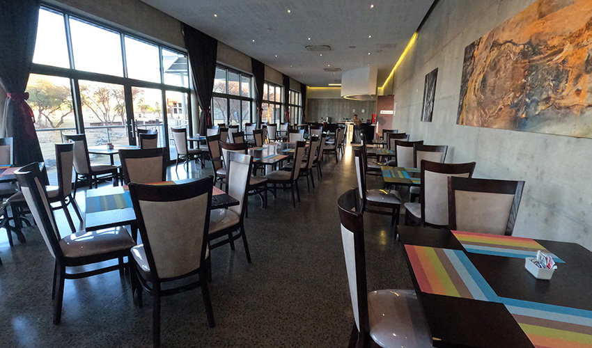 Gross Barmen facilities — restaurant, water park, birding