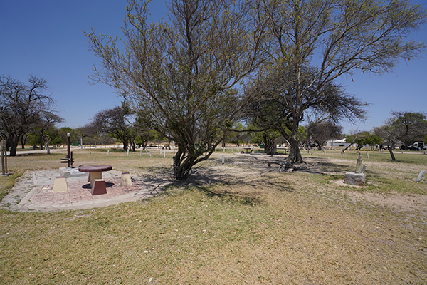 Namutoni Resort campsite