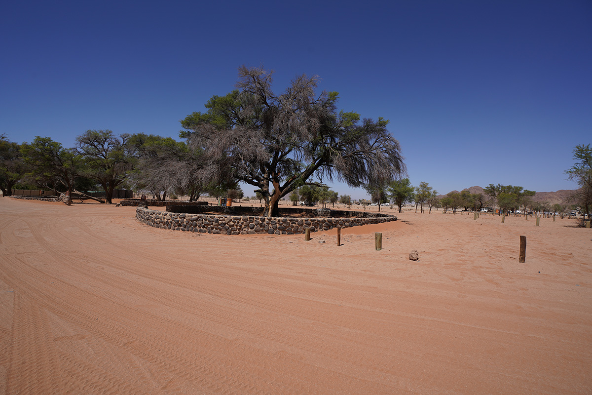 Sesriem Campsite — inside Namib-Naukluft Park, Sossusvlei