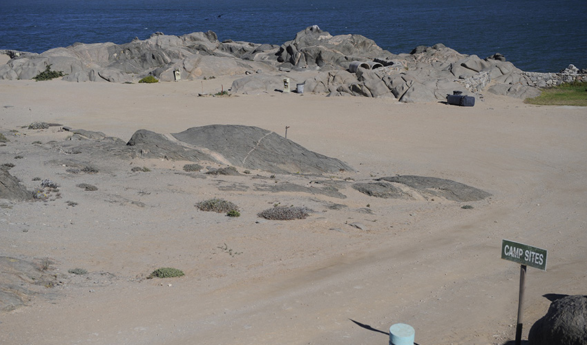 Namibia Luderitz Shark Island Campsite