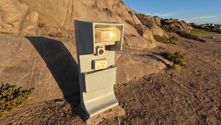 NWR Luderitz Shark Island Campsite Power point
